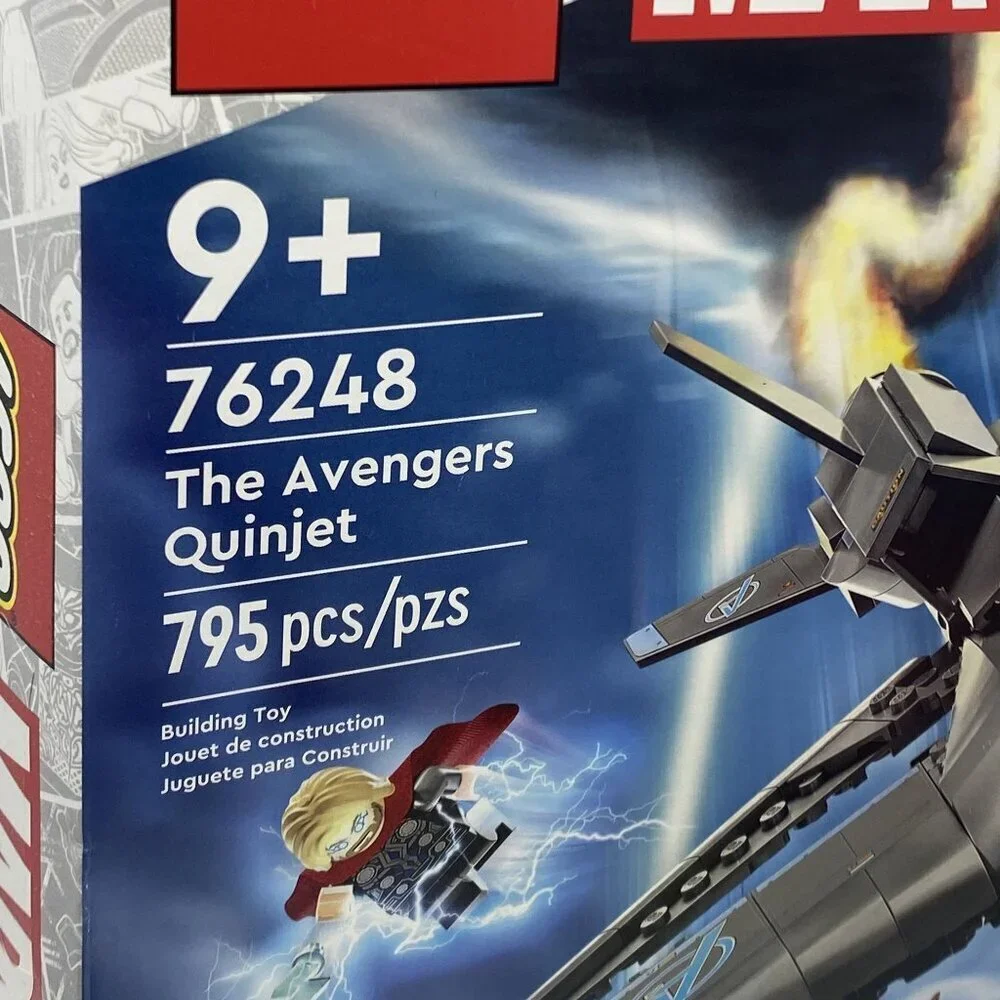 LEGO Marvel The Avengers Quinjet 76248 Spaceship Minifigures Infinity Saga NEW - Picture 4 of 10